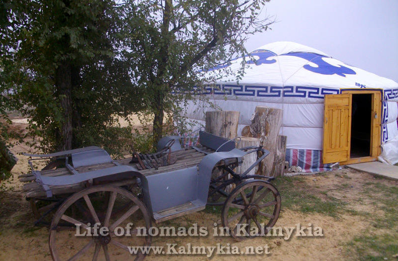 La vita dei nomadi in Calmucchia